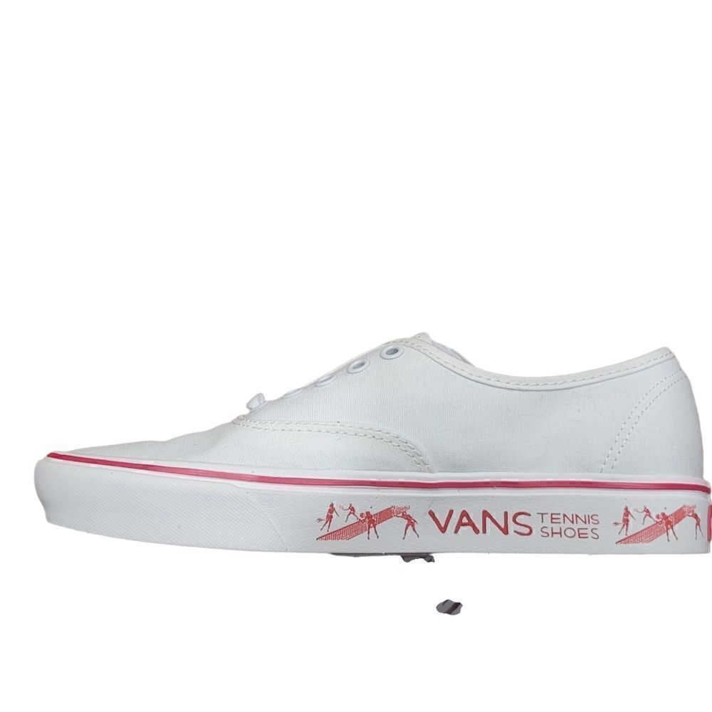 VN0A3WM748C Vans Comfycush Authent Blanc De Blanc/Red Men's - Women's - Picture 7 of 14